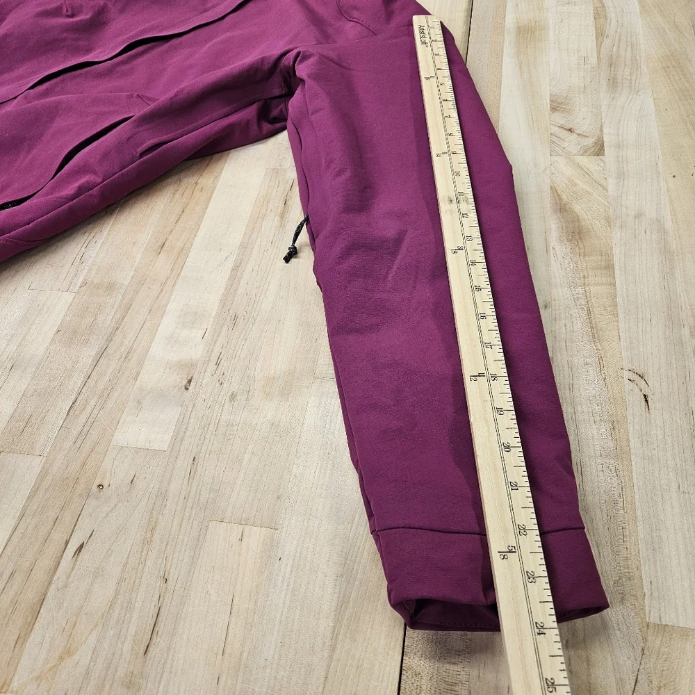 Mountain Hardwear Jacket Wms Small Plum Callisto Full Zip Fleece-Lined Softshell - Picture 12 of 15